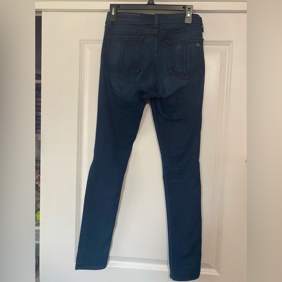 Rag & Bone 10 Inch Distressed Skinny Jeans - Picture 4 of 5